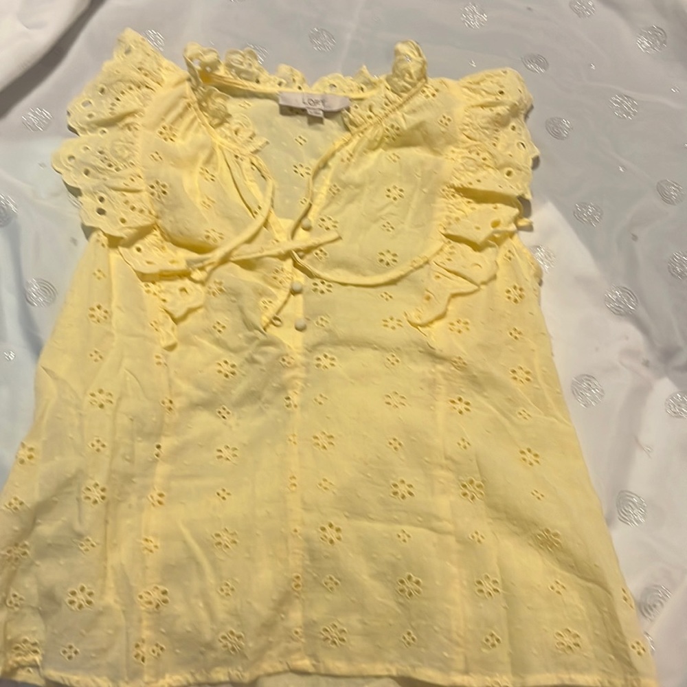 Loft eyelet top, Size XS . Excellent condition